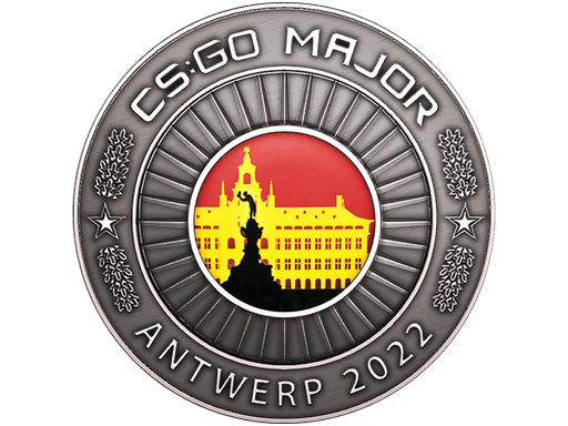 Srebrny żeton PGL Antwerp 2022