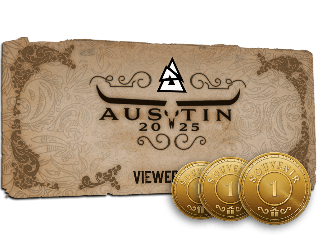 Austin 2025 視聴者パス + 記念トークン x 3
