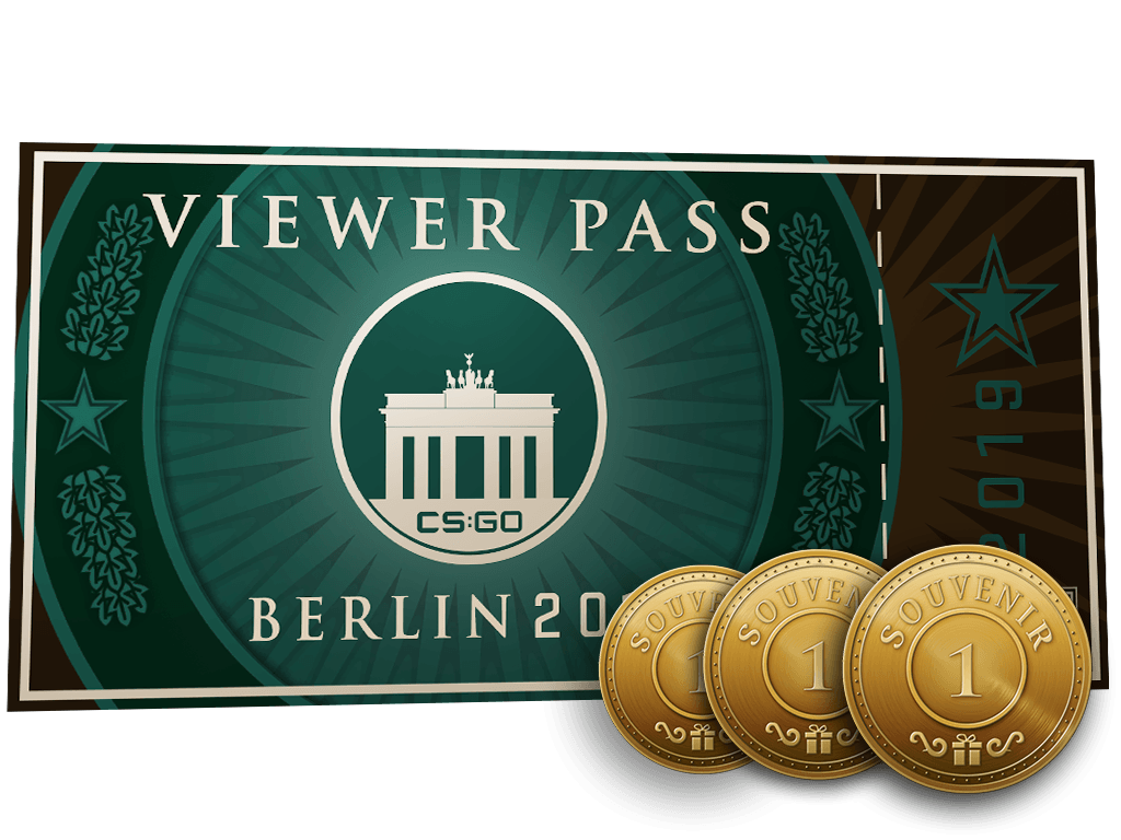 Berlin 2019 視聴者パス + 記念トークン x 3