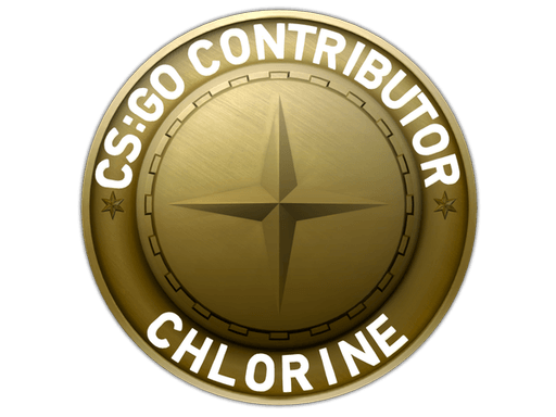 เหรียญแผนที่ Chlorine