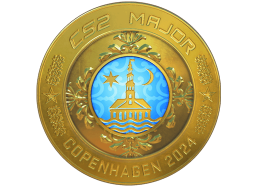 Золота монета Копенгаген 2024