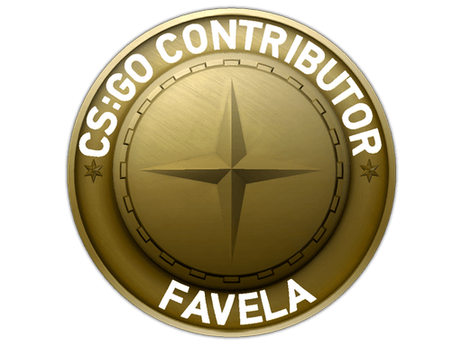 Münze der Karte Favela