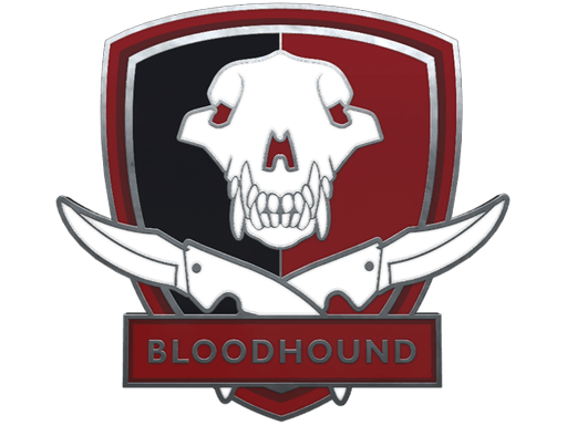 Spilla di Bloodhound Autentico