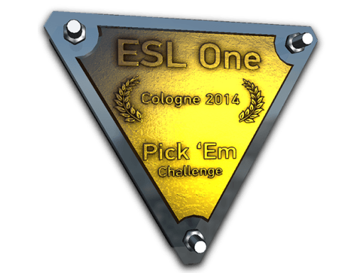 Guld Cologne 2014 Pick'Em-trofæ