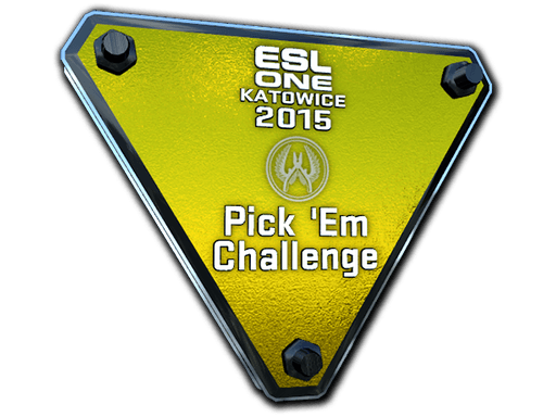 ゴールド Katowice 2015 Pick'Em トロフィー