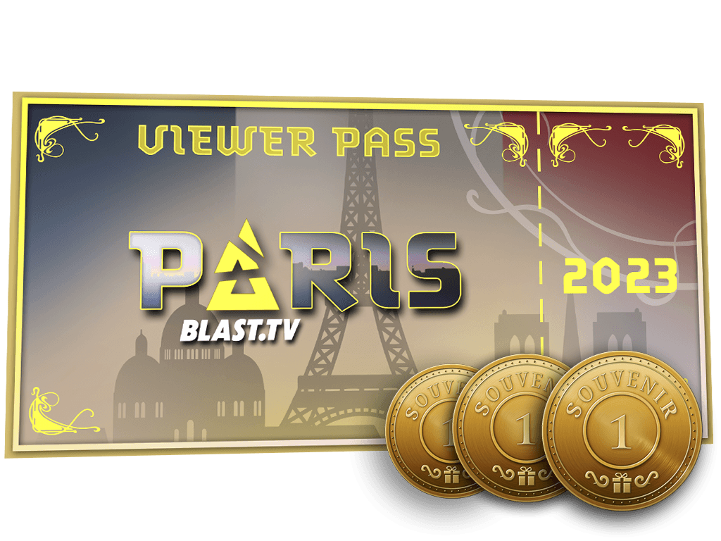 Paris 2023 視聴者パス + 記念トークン x 3