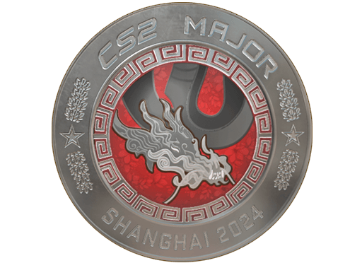 Stříbrná mince šampionátu Perfect World Shanghai 2024