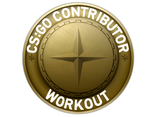 Żeton mapy Workout