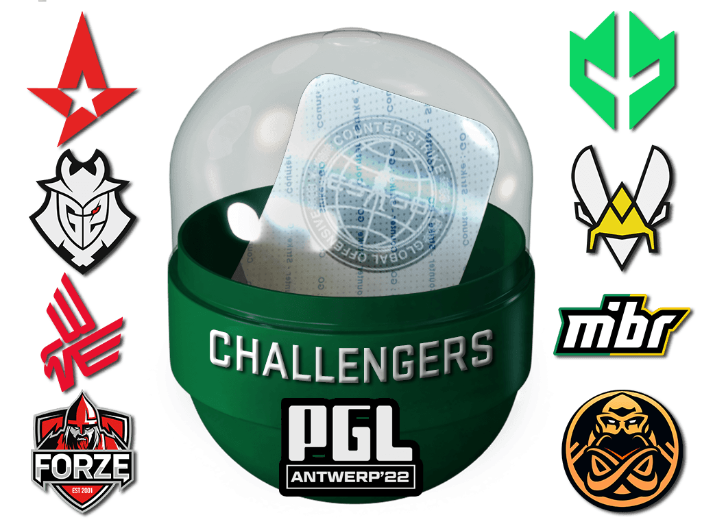 Antwerp 2022 Challengers ステッカーカプセル