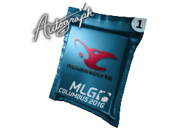 사인 스티커 캡슐 (mousesports MLG 콜럼버스 2016)