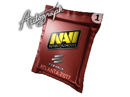 사인 스티커 캡슐 (Natus Vincere 애틀랜타 2017)