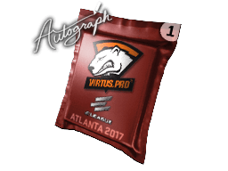 Pojemnik z autografem (Virtus.Pro Atlanta 2017)
