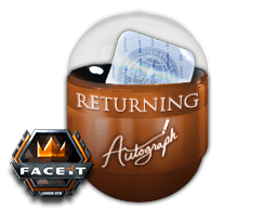 London 2018 Returning Challengers サインカプセル