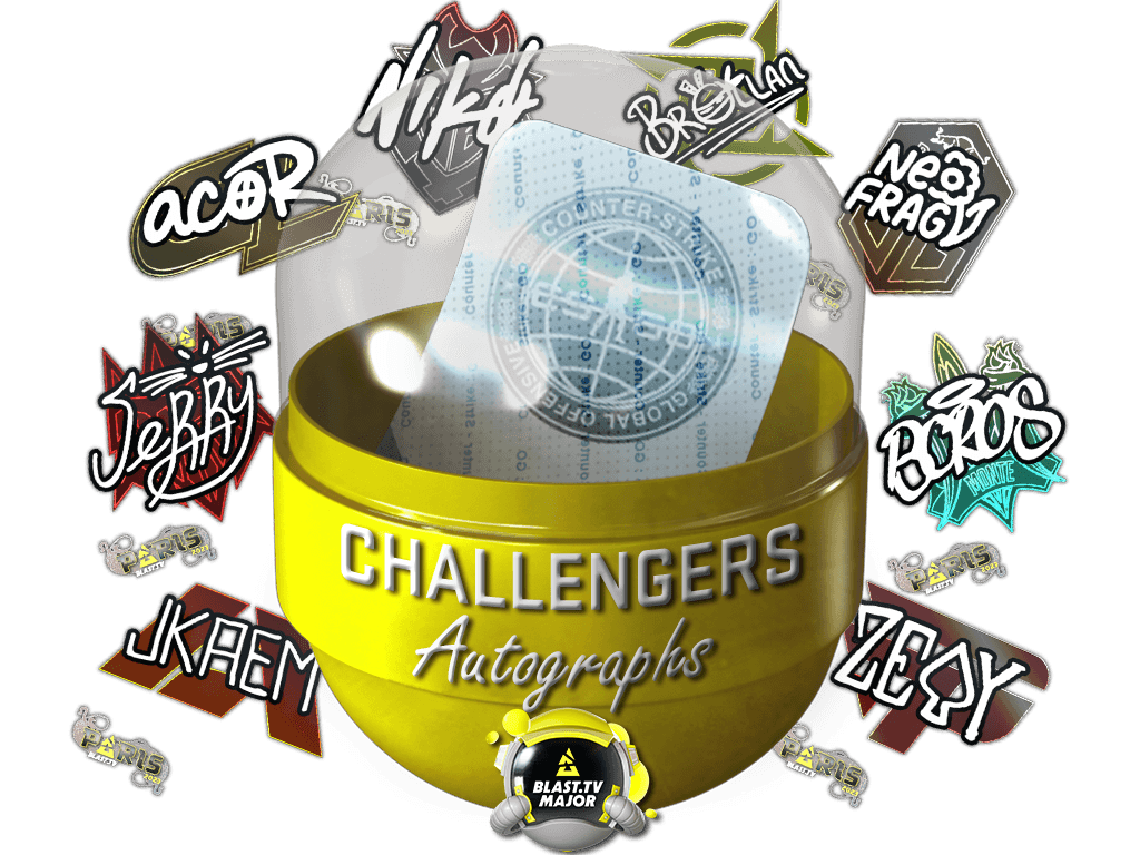 Paris 2023 Challengers サインカプセル
