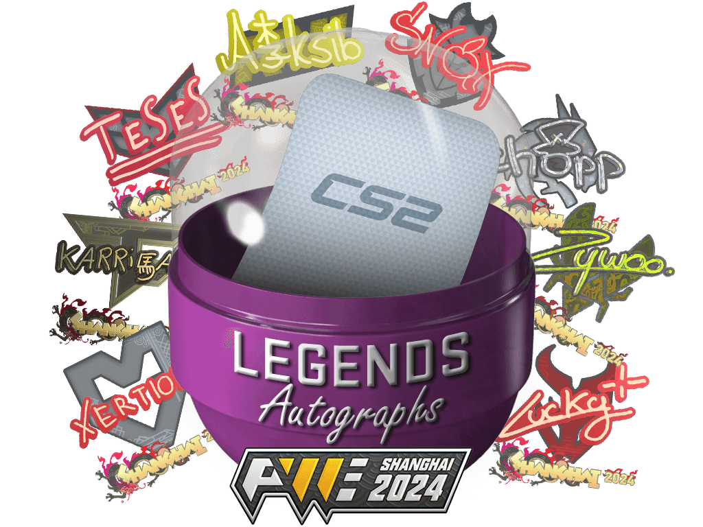 Shanghai 2024 Legends サインカプセル