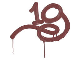Graffito sigillato (1G Rosso mattone)