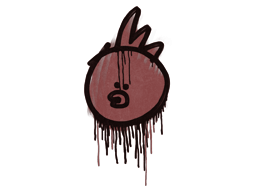 Graffito sigillato (Coccodè Rosso mattone)