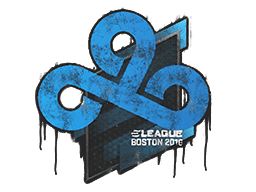 Zabalené graffiti (Cloud9 Boston 2018)