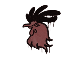 Graffito sigillato (Gallo Rosso mattone)
