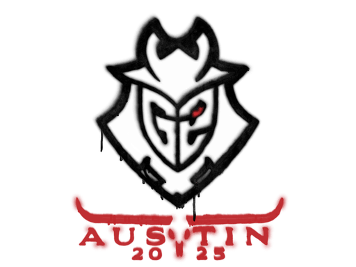 Versiegeltes Graffito (G2 Esports Austin 2025)