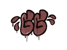 Graffito sigillato (GGWP Rosso mattone)