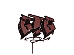 Graffito sigillato (GTG Rosso mattone)