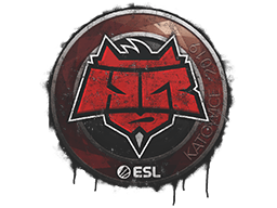 Zalakowane graffiti (HellRaisers Katowice 2019)