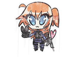 Graffito sigillato (Killer kawaii AT)