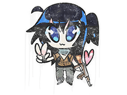 Graffito sigillato (Killer kawaii Terrorista)