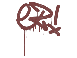 Graffito sigillato (Piccolo EZ Rosso mattone)