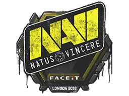 Graffiti scellé (Natus Vincere Londres 2018)
