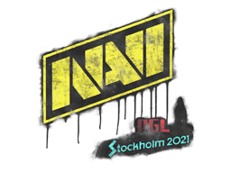 Versiegeltes Graffito (Natus Vincere Stockholm 2021)