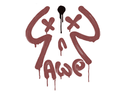 Graffito sigillato (Rinculo - AWP Rosso mattone)