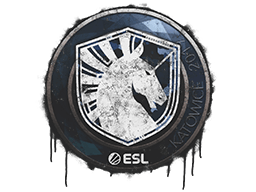Zalakowane graffiti (Team Liquid Katowice 2019)