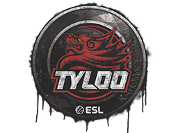 Graffiti scellé (Tyloo Katowice 2019)