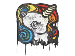 Graffito sigillato (Unicorno)