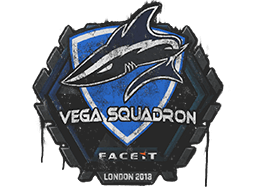 Graffito sigillato (Vega Squadron London 2018)