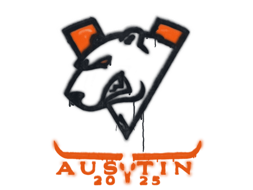 Zalakowane graffiti (Virtus.Pro Austin 2025)