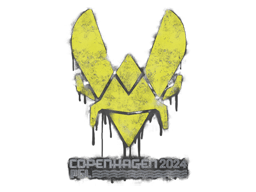 Zalakowane graffiti (Vitality Kopenhaga 2024)
