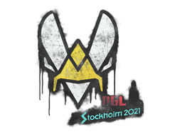 Zalakowane graffiti (Vitality Sztokholm 2021)