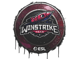 Versiegeltes Graffito (Winstrike Team Kattowitz 2019)