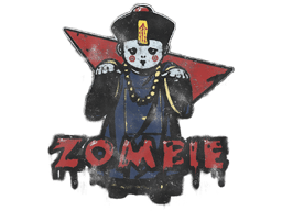 Graffito sigillato (Zombi saltellante)