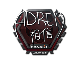 Samolepka (AdreN London 2018)