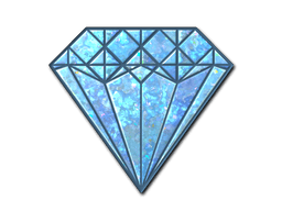 Blue Gem (Glitter)