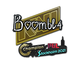 Aufkleber (Boombl4 Stockholm 2021)