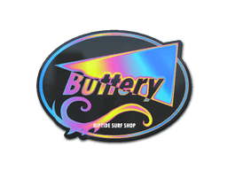 สติกเกอร์ (Candy Buttery โฮโล)