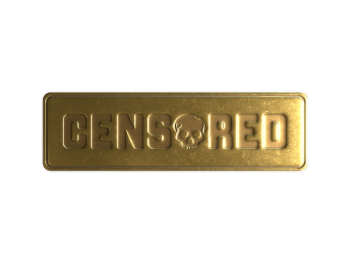 Klistremerke (Censored Foil)