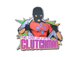 Klistremerke (Clutchman holo)