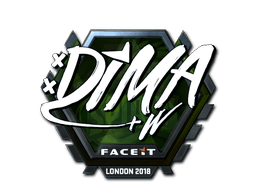 Aufkleber (Dima Glanz London 2018)