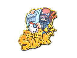 Klistremerke (Door Stuck folie)